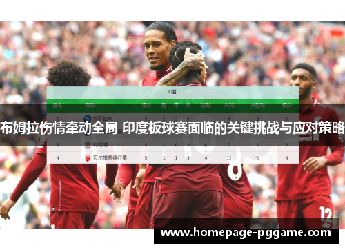 布姆拉伤情牵动全局 印度板球赛面临的关键挑战与应对策略